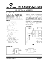 Click here to download 25AA640_04 Datasheet
