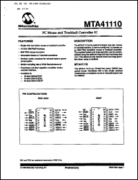 Click here to download MTA41110P Datasheet
