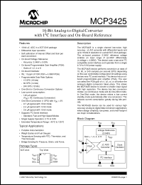 Click here to download MCP3425A1TECH Datasheet