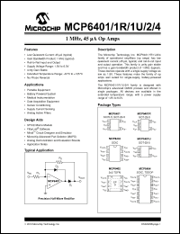 Click here to download MCP6401U Datasheet