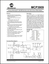 Click here to download MCP3909 Datasheet