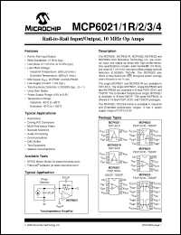 Click here to download MCP6021R Datasheet