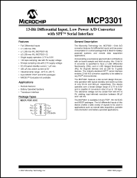 Click here to download MCP3301_07 Datasheet