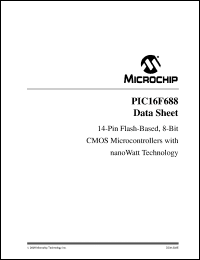 Click here to download PIC16F688 Datasheet
