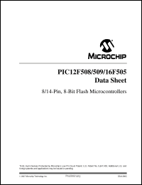 Click here to download PIC12F505 Datasheet