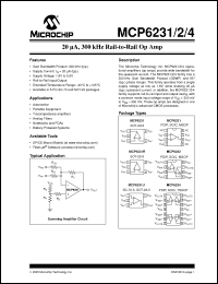 Click here to download MCP6231_05 Datasheet