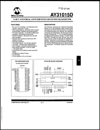 Click here to download AY31015D-J Datasheet