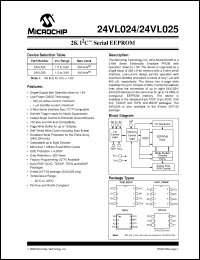 Click here to download 24VL024 Datasheet