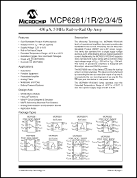Click here to download MCP6281R Datasheet
