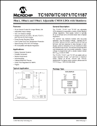 Click here to download TC1070VCT713 Datasheet