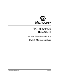 Click here to download PIC16F630676 Datasheet