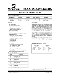 Click here to download 25AA320A_07 Datasheet