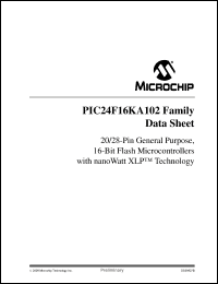 Click here to download PIC24F16KA102 Datasheet