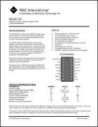 Click here to download RE46C107 Datasheet