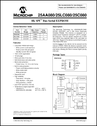 Click here to download 25AA080_04 Datasheet