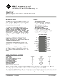 Click here to download RE46C141 Datasheet