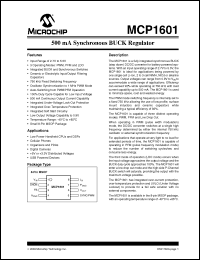Click here to download MCP1601 Datasheet