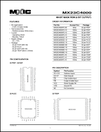 Click here to download MX23C4000QC-15 Datasheet