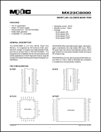 Click here to download MX23C8000QC-20 Datasheet