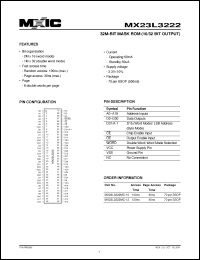 Click here to download MX23L3222MC-12 Datasheet