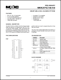 Click here to download MX27C1610 Datasheet