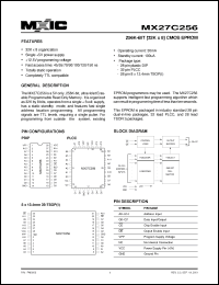 Click here to download MX27C256QI-10 Datasheet
