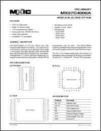 Click here to download MX27C4000AMI-90 Datasheet