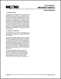 Click here to download MX98728EC Datasheet