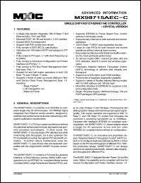 Click here to download MX98715 Datasheet