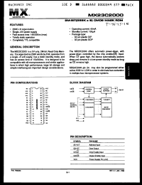 Click here to download MX23C2000PC20 Datasheet