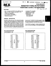 Click here to download MX27C1024PC90 Datasheet