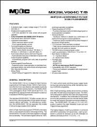 Click here to download MX29LV004CB Datasheet