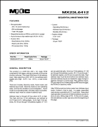 Click here to download MX23L6412 Datasheet