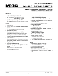 Click here to download MX69F164C3BT Datasheet