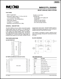 Click here to download 27L2000-12 Datasheet