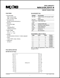 Click here to download MX23L6414XI-12G Datasheet