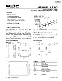 Click here to download MX26C1000AQC-70 Datasheet