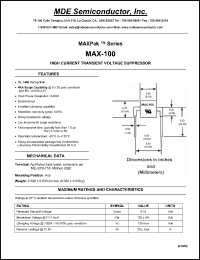 Click here to download MAX-100 Datasheet