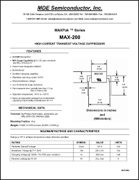 Click here to download MAX-200 Datasheet