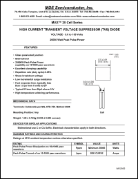Click here to download MAX20-110.0CA Datasheet