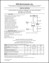 Click here to download 15KPA280A Datasheet
