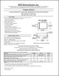 Click here to download P4SMA510CA Datasheet