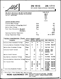 Click here to download 2N1613 Datasheet