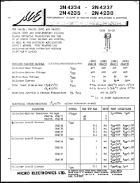 Click here to download 2N4237 Datasheet