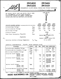 Click here to download 2N5400 Datasheet