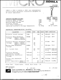 Click here to download 2SB592A Datasheet