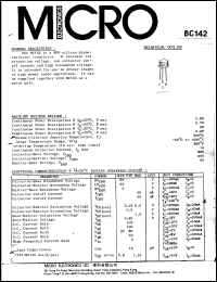 Click here to download BC142 Datasheet