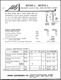 Click here to download BC213 Datasheet