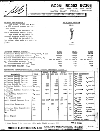 Click here to download BC261 Datasheet