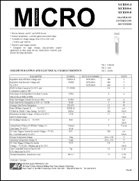 Click here to download MCR100-4 Datasheet